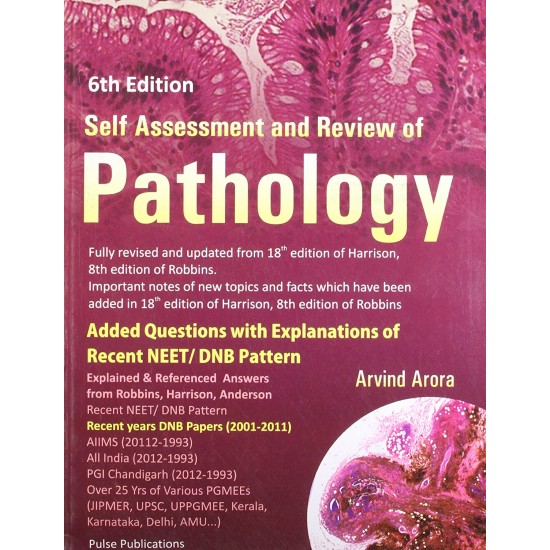 self assessment and review of pathology 6th edition by Arvind Arora