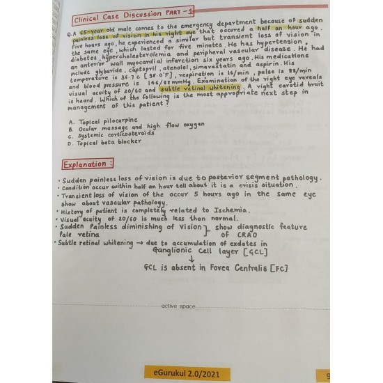 Ophthalmology 2 0 Colored Notes 21 By Dr Niha Aggarwal Egurukul