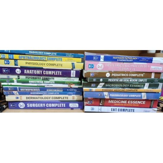 Dr. Bhatia All 19 Subjects Medical books for Neet PG and for MBBS Students 