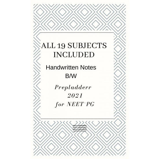 Prep Complete Handwritten Notes bw 2021 by Prep