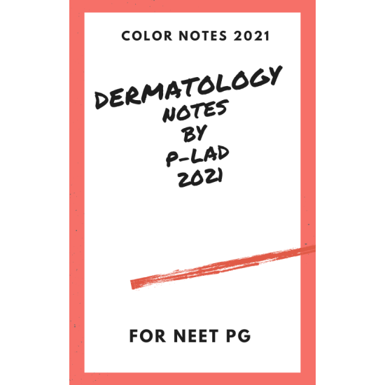 Dermatology Colored Handwritten Notes 2021 by Prepladderr