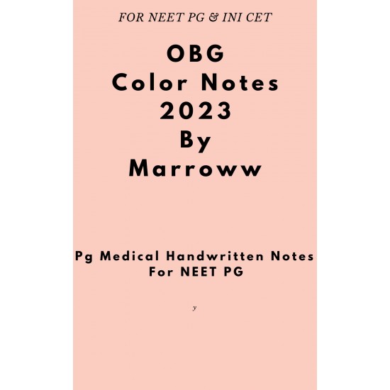 Obg Color Notes 2023 by Marroww