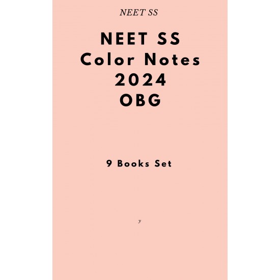 OBG Color Notes 2024 for NEET SS