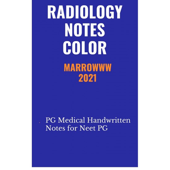 Radiology Colored Handwritten Notes 2021 by Marrow 