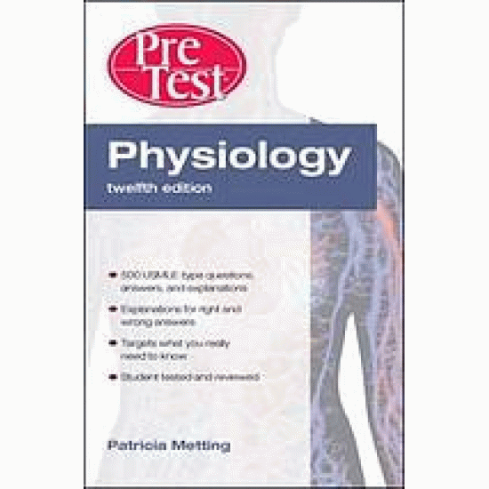 Physiology  Pretest self assement and review by patricia metting