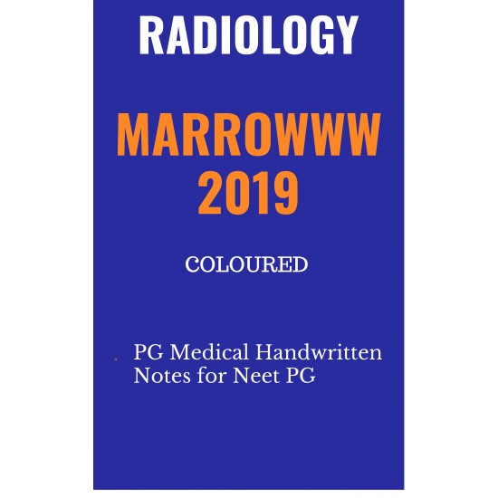 Radiology Colored handwritten notes 2019 by marroww