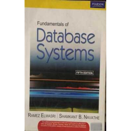 Fundamentals of Database Systems 5th Edition by Ramez Elmasri