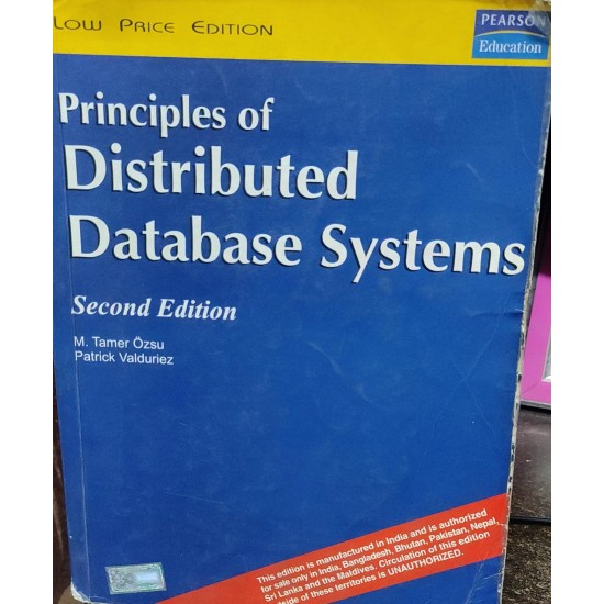 Principles of Distributed Database Systems 2nd Edition by M Tamer Ozsu