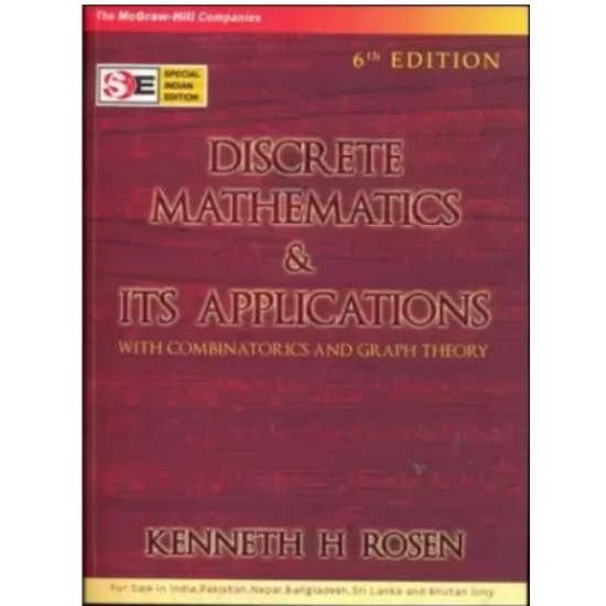 Discrete Mathematics And Its Applications 6th Edition by Kenneth Rosen