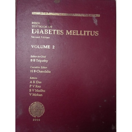 Rssdi Textbook Of Diabetes Mellitus Volume 2 By B B Tripathy