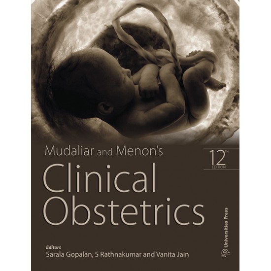 Mudaliar and Menos Clinical Obstetrics 12th Edition by Sarala Gopalan