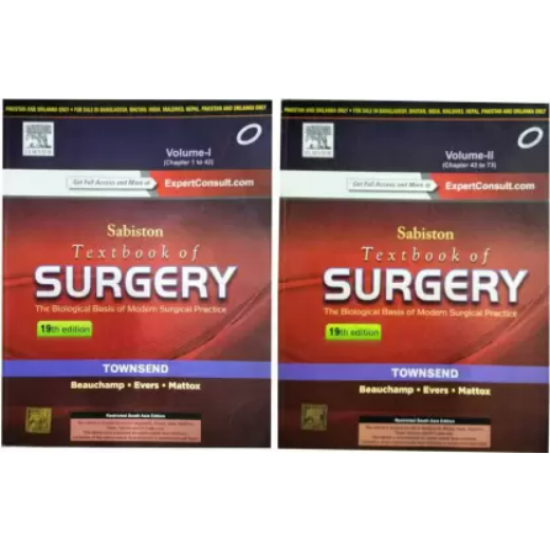 Textbook Of Surgery 19th Edition by Sabiston 