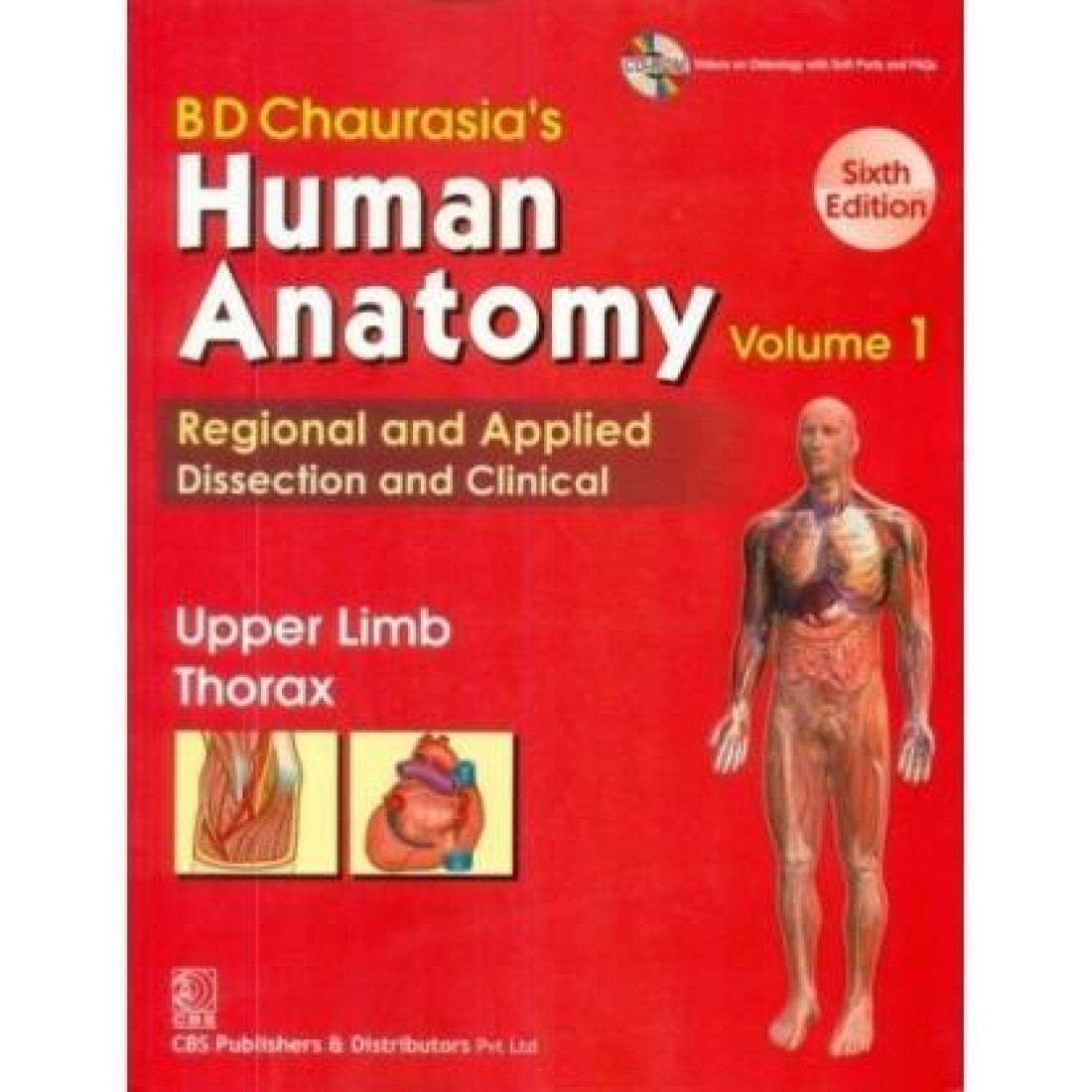 BD Chaurasia's Human Anatomy Vol. 1 By Chaurasia B. D