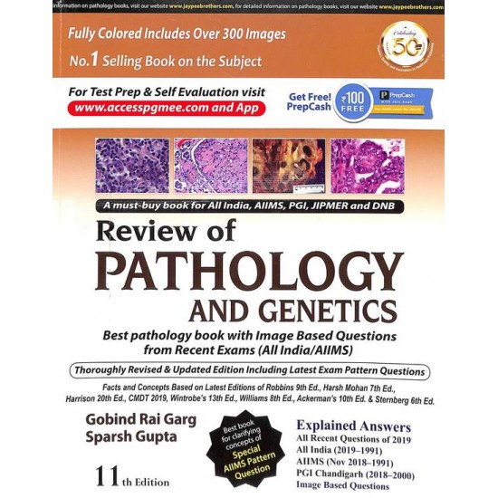 Review Of Pathology and Genetics With Image Based Questions 11th Edition by Gobind Rai Garg